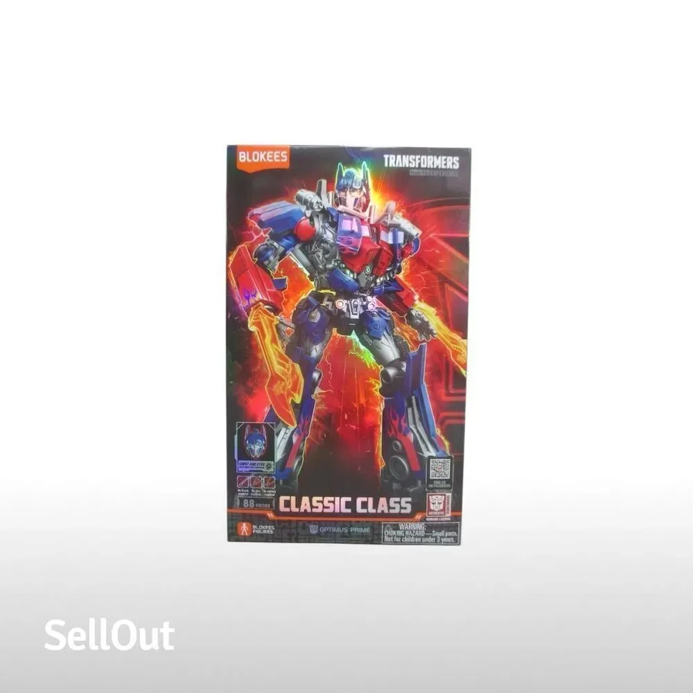 Transformers Optimus Prime Model Kit Unassembled Ages 8-11 Red